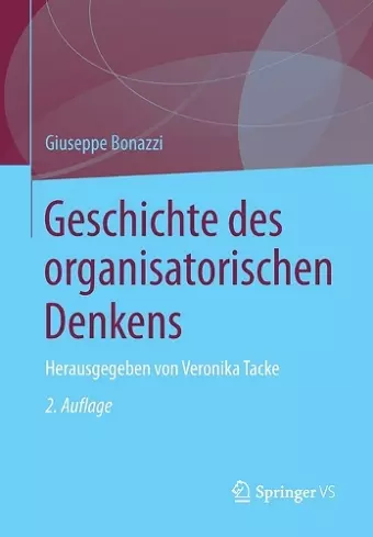 Geschichte des organisatorischen Denkens cover