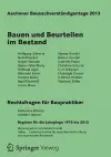 Aachener Bausachverständigentage 2013 cover