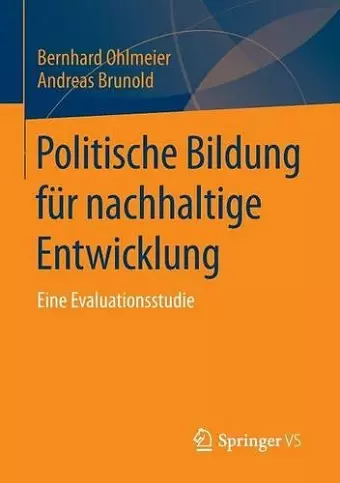 Politische Bildung für nachhaltige Entwicklung cover
