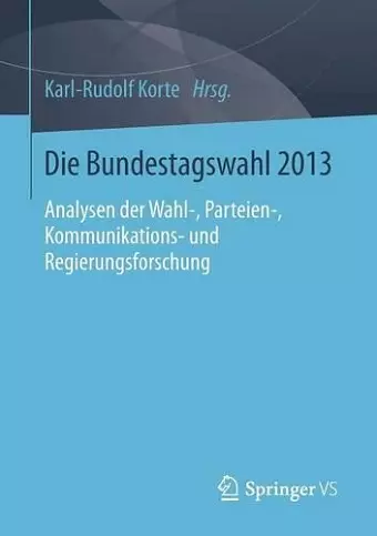 Die Bundestagswahl 2013 cover