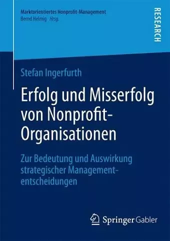 Erfolg und Misserfolg von Nonprofit-Organisationen cover
