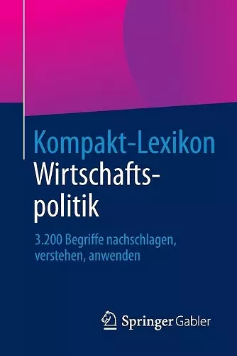 Kompakt-Lexikon Wirtschaftspolitik cover
