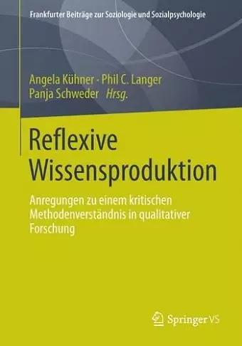 Reflexive Wissensproduktion cover