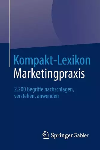 Kompakt-Lexikon Marketingpraxis cover