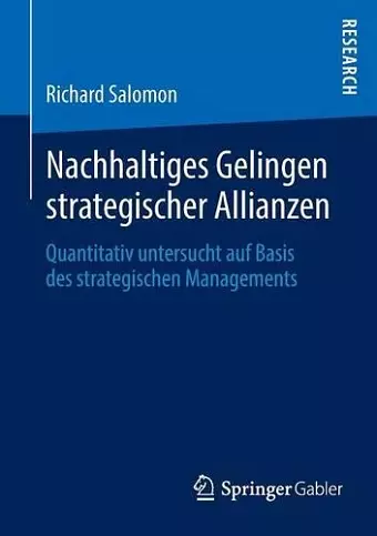 Nachhaltiges Gelingen strategischer Allianzen cover