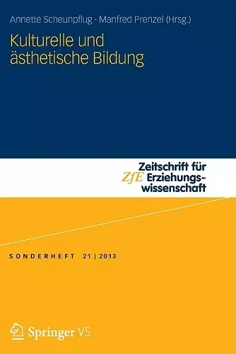 Kulturelle und ästhetische Bildung cover
