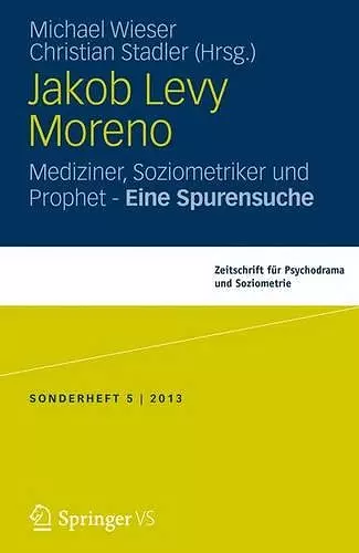 Jakob Levi Moreno cover