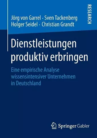 Dienstleistungen produktiv erbringen cover