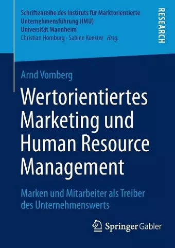 Wertorientiertes Marketing und Human Resource Management cover