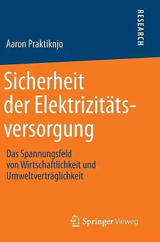 Sicherheit der Elektrizitätsversorgung cover