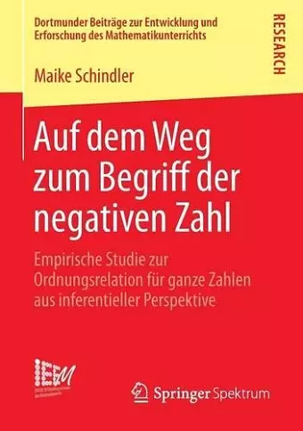 Auf dem Weg zum Begriff der negativen Zahl cover
