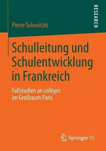 Schulleitung und Schulentwicklung in Frankreich cover