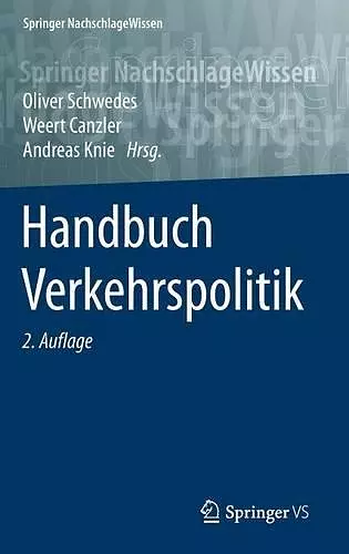 Handbuch Verkehrspolitik cover