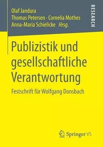 Publizistik und gesellschaftliche Verantwortung cover