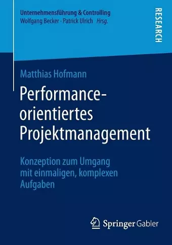 Performance-orientiertes Projektmanagement cover