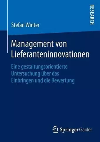 Management von Lieferanteninnovationen cover