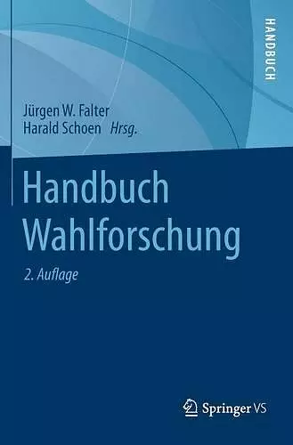 Handbuch Wahlforschung cover
