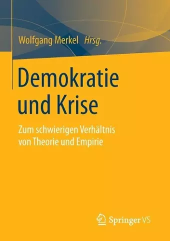 Demokratie Und Krise cover