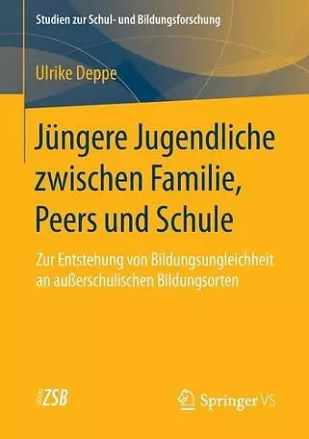 Jüngere Jugendliche zwischen Familie, Peers und Schule cover