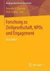 Forschung zu Zivilgesellschaft, NPOs und Engagement cover