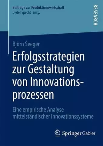Erfolgsstrategien zur Gestaltung von Innovationsprozessen cover