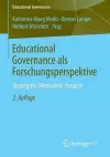 Educational Governance als Forschungsperspektive cover