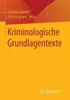 Kriminologische Grundlagentexte cover