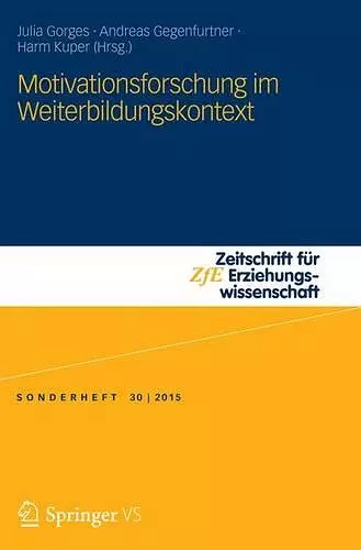 Motivationsforschung im Weiterbildungskontext cover