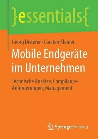 Mobile Endgeräte im Unternehmen cover