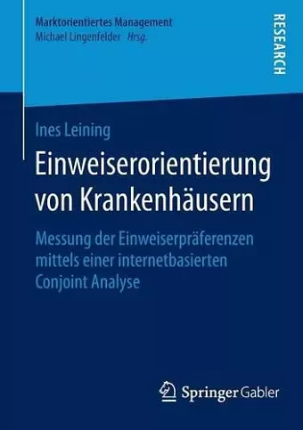 Einweiserorientierung von Krankenhäusern cover