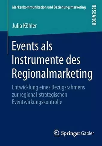 Events als Instrumente des Regionalmarketing cover