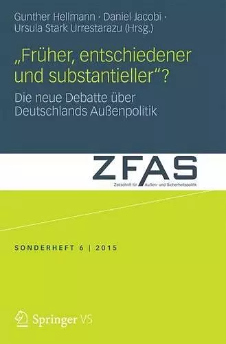 „Früher, entschiedener und substantieller“? cover