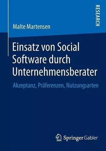 Einsatz von Social Software durch Unternehmensberater cover