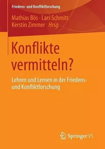 Konflikte vermitteln? cover