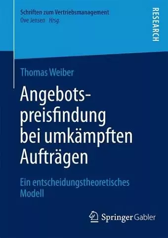 Angebotspreisfindung bei umkämpften Aufträgen cover