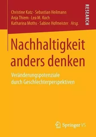Nachhaltigkeit anders denken cover