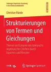 Strukturierungen von Termen und Gleichungen cover