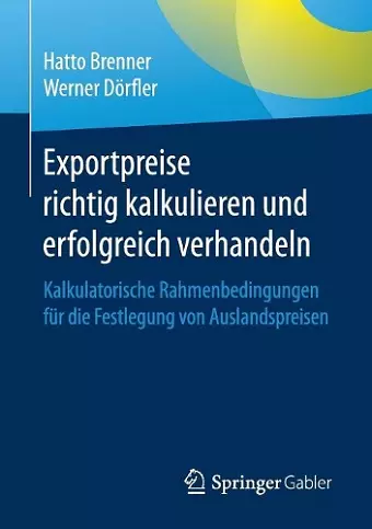 Exportpreise richtig kalkulieren und erfolgreich verhandeln cover