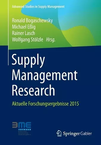 Supply Management Research cover