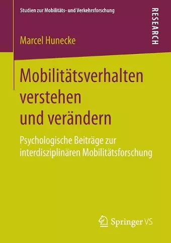 Mobilitätsverhalten verstehen und verändern cover