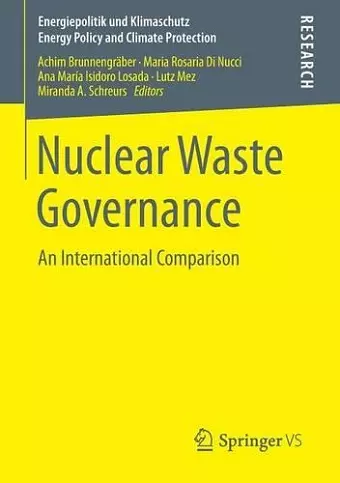 Nuclear Waste Governance cover