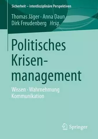 Politisches Krisenmanagement cover