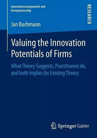 Valuing the Innovation Potentials of Firms cover