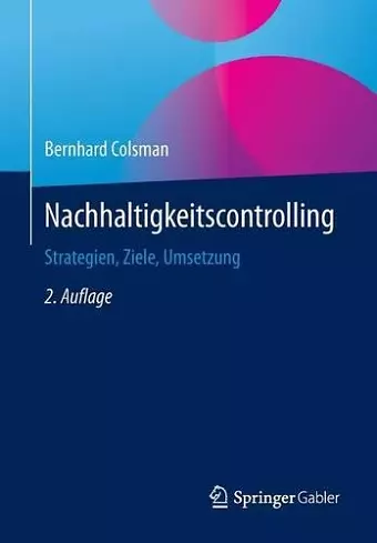Nachhaltigkeitscontrolling cover