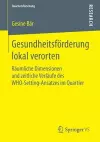 Gesundheitsförderung lokal verorten cover