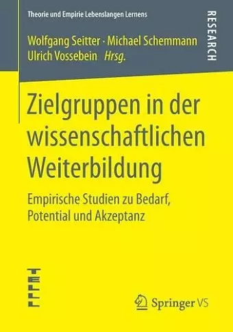 Zielgruppen in der wissenschaftlichen Weiterbildung cover