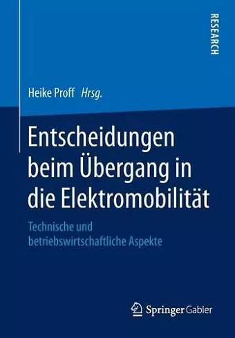 Entscheidungen beim Übergang in die Elektromobilität cover