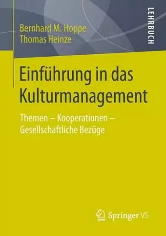 Einführung in das Kulturmanagement cover