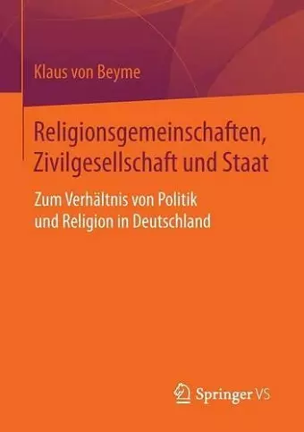 Religionsgemeinschaften, Zivilgesellschaft und Staat cover