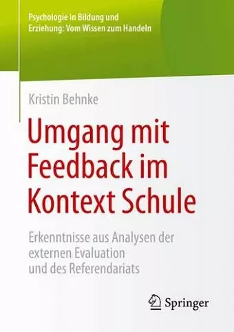 Umgang mit Feedback im Kontext Schule cover
